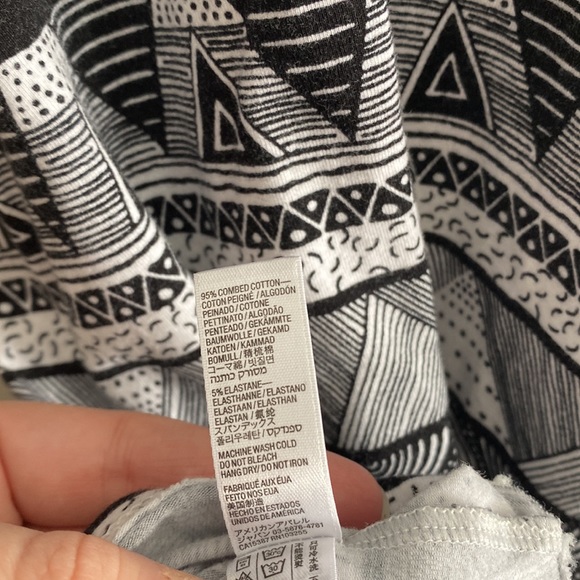 American Apparel printed body con dress with low back - Picture 5 of 5